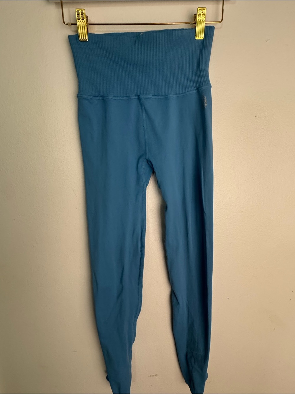 Free people Blue High-Waist Active Leggings